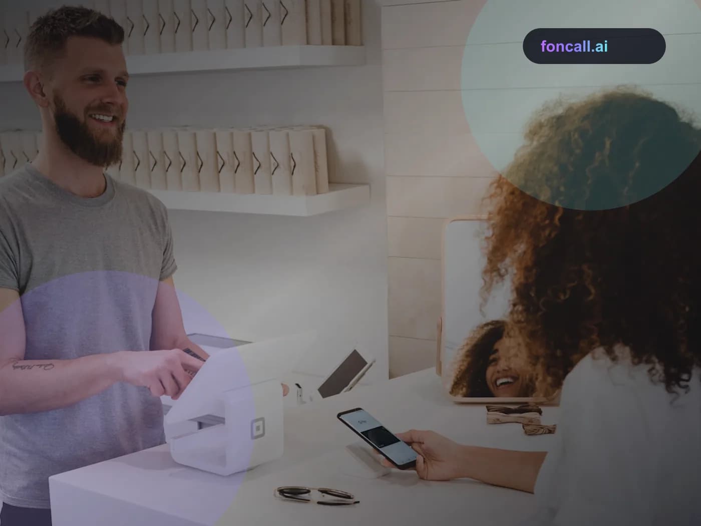WooCommerce KI-Chatbot: WooCommerce Shop Support mit Paket, Laptop und Kundenservice-Dashboard